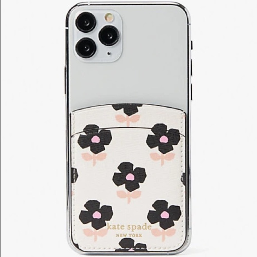 Kate Spade sticker pocket/card holder for phone